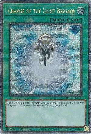 Charge of the Light Brigade (Quarter Century Secret Rare) [RA02-EN055] Quarter Century Secret Rare