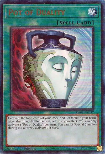 Pot of Duality (PUR) [RA02-EN057] Prismatic Ultimate Rare