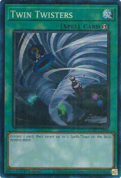 Twin Twisters (PCR) [RA02-EN060] Prismatic Collector's Rare