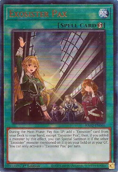 Exosister Pax (PUR) [RA02-EN066] Prismatic Ultimate Rare