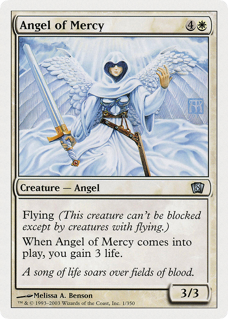 Angel of Mercy (8ED-001) - 8th Edition Foil