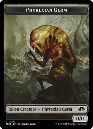 Phyrexian Germ // Whale Double-Sided Token (MH3-16 // 14) - Modern Horizons 3 Foil