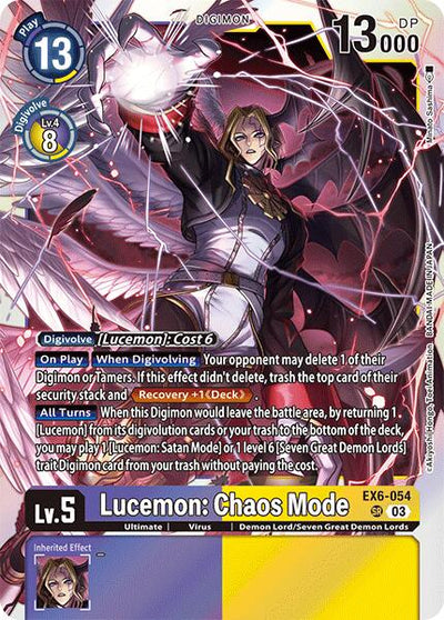 Lucemon: Chaos Mode [EX6-054] [Infernal Ascension]