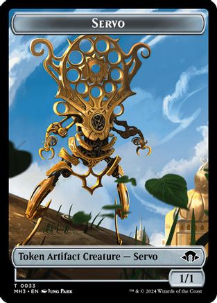 Servo // Energy Reserve Double-Sided Token (MH3-33 // 36) - Modern Horizons 3