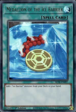 Medallion of the Ice Barrier [BLTR-EN097] Ultra Rare