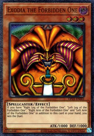 Exodia the Forbidden One (UTR) [OP25-EN001] Ultimate Rare
