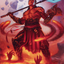 Koth, Fire of Resistance // Koth, Fire of Resistance (AONE-031) - Phyrexia: All Will Be One Art Series (Borderless) Foil