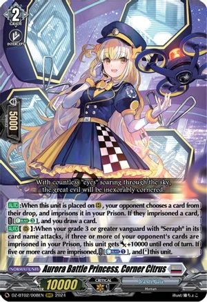 Aurora Battle Princess, Corner Citrus - [DZ-BT02/008] RRR