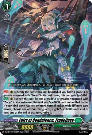 Fairy of Condolence, Trudeliese - [DZ-BT02/038] RR - PRE-ORDER, SHIPS 28/06/2024