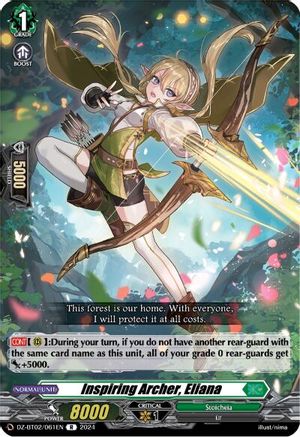 Inspiring Archer, Eliana (DZ-BT02/061EN) [Illusionless Strife]