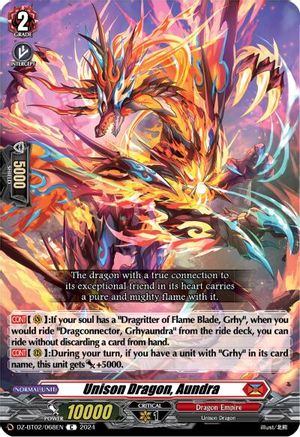 Unison Dragon, Aundra (DZ-BT02/068EN) [Illusionless Strife]