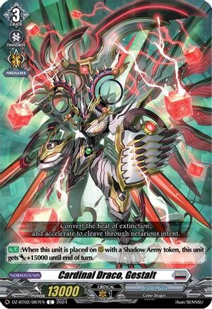 Cardinal Draco, Gestalt (DZ-BT02/087EN) [Illusionless Strife]