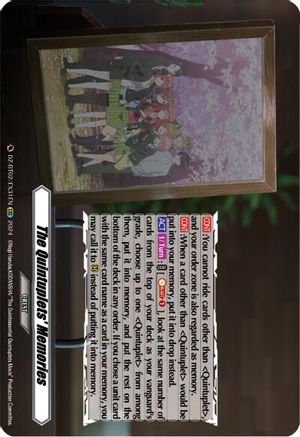The Quintuplets' Memories (EXC) (DZ-BT02/EX31EN) [Illusionless Strife]