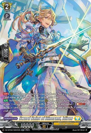 Sword Saint of Itinerant, Idiras (SR) (DZ-BT02/SR24EN) [Illusionless Strife]