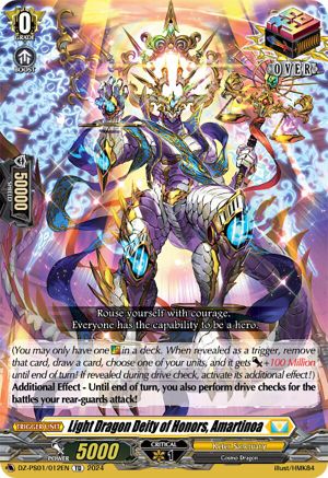 Light Dragon Deity of Honors, Amartinoa (DZ-PS01/012EN) [DZ-PS01: Premium Deckset "Jewel Knight"]
