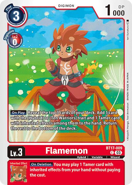 Flamemon [BT17-009] [Secret Crisis]