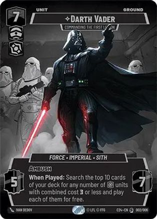 Darth Vader - Commanding the First Legion (002/006) (2024 Convention Exclusive) (002/006) [Miscellaneous]