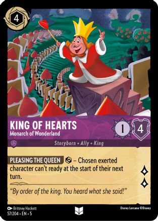 King of Hearts - Monarch of Wonderland (57/204) [Shimmering Skies]