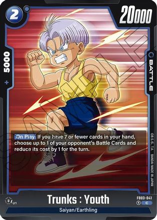 Trunks : Youth [Raging Roar]
