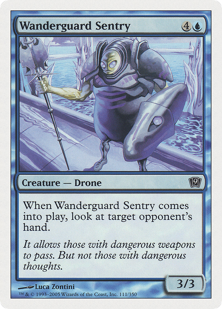 Wanderguard Sentry (9ED-111) - 9th Edition Foil