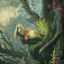 Elusive Otter // Elusive Otter (AWOE-037) - Wilds of Eldraine Art Series (Borderless)