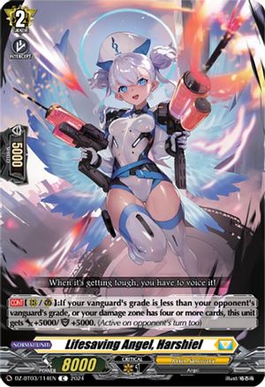 Lifesaving Angel, Harshiel (DZ-BT03/114EN) [Dimensional Transcendence]