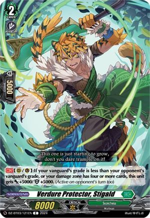 Verdure Protector, Stigald (DZ-BT03/121EN) [Dimensional Transcendence]