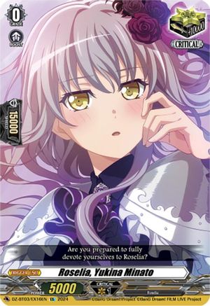 Roselia, Yukina Minato (DZ-BT03/EX16EN) [Dimensional Transcendence]