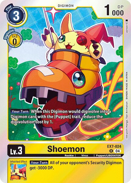 Shoemon [EX7-024] [Digimon LIBERATOR]