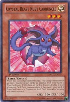 Crystal Beast Ruby Carbuncle [LCGX-EN155] Common