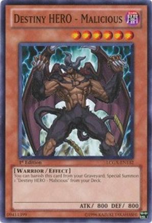 Destiny HERO - Malicious [LCGX-EN132] Common
