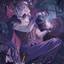 Necropotence // Necropotence (AWOE-080) - Wilds of Eldraine Art Series (Borderless)