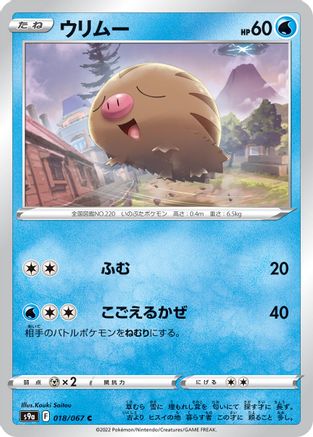 Swinub 018/067 [S9a Battle Region] (Japanese)