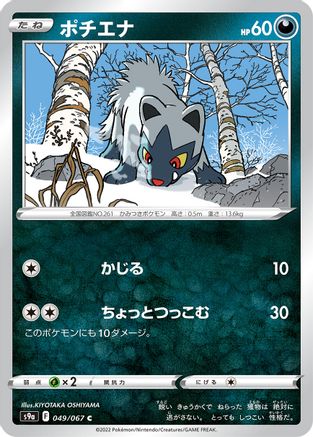 Poochyena 049/067 [S9a Battle Region] (Japanese)
