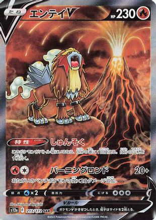 Entei V 213/172 [S12a VSTAR Universe] Holofoil (Japanese)