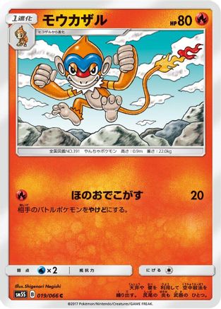 Monferno 019/066 [SM5S Ultra Sun] (Japanese)