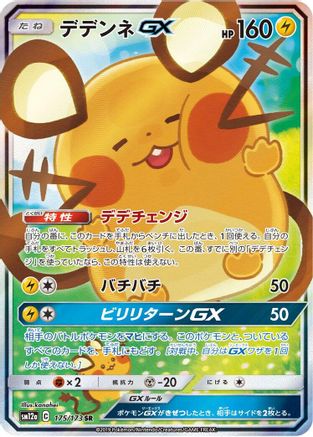 Dedenne GX 175/173 [SM12a TAG TEAM GX Tag All Stars] Holofoil (Japanese)