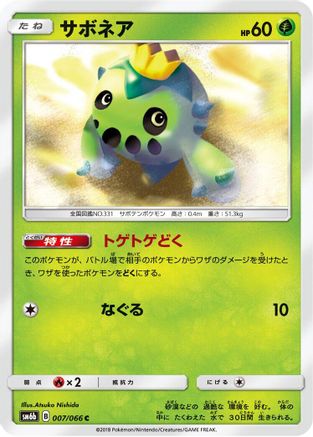 Cacnea 007/066 [SM6b Champion Road] (Japanese)