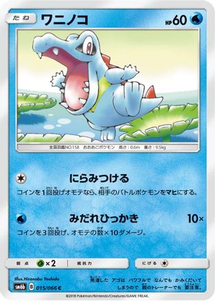Totodile 015/066 [SM6b Champion Road] (Japanese)