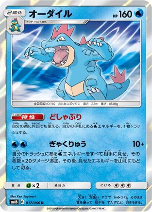 Feraligatr 017/066 [SM6b Champion Road] Holofoil (Japanese)