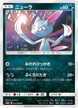 Sneasel 037/066 [SM6b Champion Road] (Japanese)