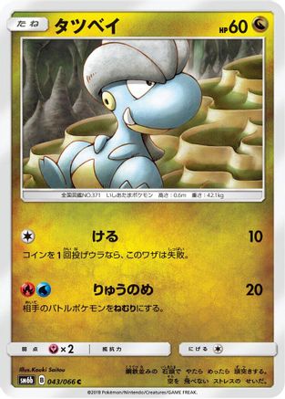 Bagon 043/066 [SM6b Champion Road] (Japanese)