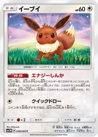 Eevee 048/060 [SM1M Collection Moon] (Japanese)