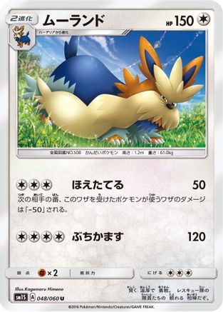Stoutland 048/060 [SM1S Collection Sun] (Japanese)