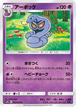 Arbok 015/054 [SM9b Full Metal Wall] (Japanese)