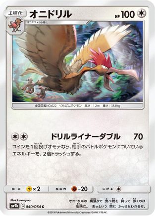 Fearow 040/054 [SM9b Full Metal Wall] (Japanese)