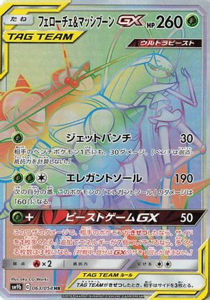 Pheromosa & Buzzwole 063/054 [SM9b Full Metal Wall] Holofoil (Japanese)