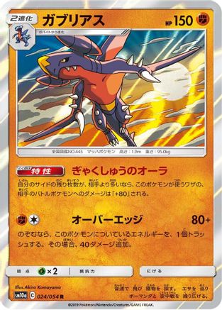 Garchomp 024/054 [SM10a GG End] Holofoil (Japanese)
