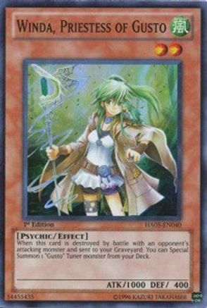 Winda, Priestess of Gusto [HA05-EN040] Super Rare