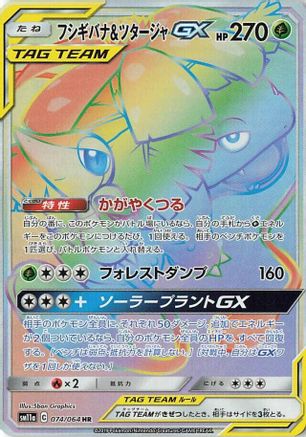 Venusaur & Snivy GX 074/064 [SM11a Remix Bout] Holofoil (Japanese)
